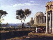 Claude Lorrain Landscape with Aeneas at Delos oil painting on canvas